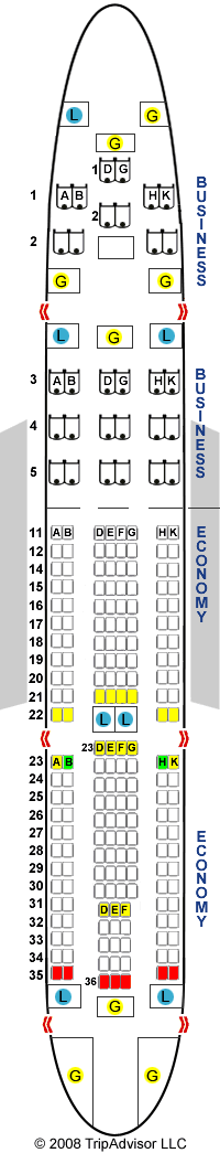 airbus a330 seating plan. Airbus A330-200 (332) Seat