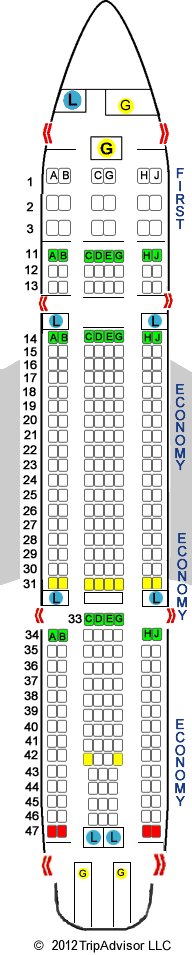 Hawaiian Airlines Seating Chart A330