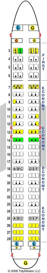 boeing 737 seating chart