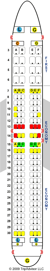 Boeing 737 800 Jet Seating Chart American Airlines