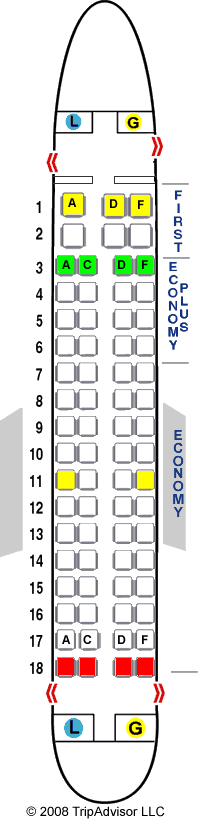 Embraer 170 Seating