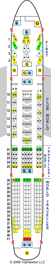 Ba seat map 777