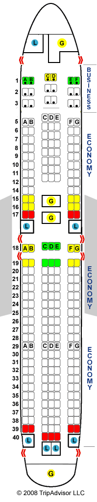 SeatGuru Seat Map United Boeing 767-300.