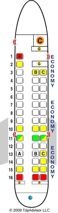 Embraer Erj 145 Seating Chart