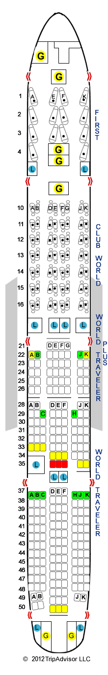 Seat map: british airways boeing 777 seat plan   airreview