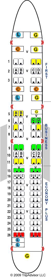 United 757 from SeatGuru.com